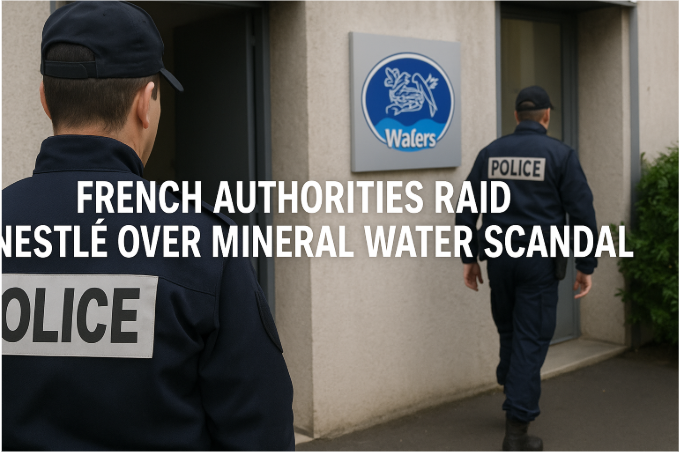 French Authorities Raid Nestlé Over Mineral Water Scandal